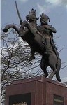 Statue of Sáliváhanudu.