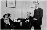 Rosika Schwimmer, Henry Ford, and Louis P. Lochner.