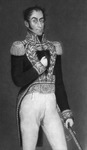 Portrait of Simon Bolivar, liberator of Spanish America