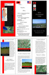 Pamphlet written in Albanian for farmers in Shtoj, encouraging them to protect their heritage. Contains contact information, photos of land, and informational paragraphs.