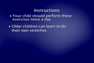 Video starring Denise Justice and a patient demonstrating this section's exercises.