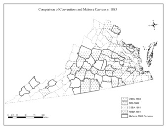View PDF (330 KB), titled "Comparative Map of Conventions and Mahone Canvas, c. 1883"