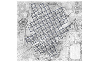 Sixteenth-century Florence: Grid map of numbered squares.