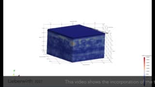 Video 4: 3D model of trench 1 showing the geophysical model