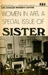 Title and _Sister_ in large letters on the upper half of the cover. Below, a photo of Alice B. Toklas and Gertrude Stein. See Stein and Toklas postcard and Resources for full description.