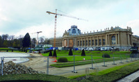 Contemporary photograph of the Royal Africa Museum under construction