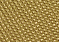 A close-up image of Kevlar fibers woven together.