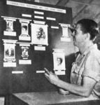 Army Air Force engineers in New Guinea tracked romantic defections on this “operations board.”