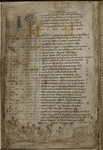 Photograph of a page from The Julius Calendar and Hymnal.