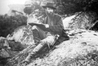 Figure 2.4a Alfred R. Waud on the Gettysburg battlefield, July 1863.