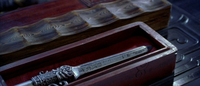 writing, name of sword holder carved onto the sword