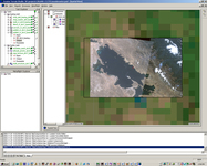 Merging satellite and DEM data in Creator Terrain Studio.