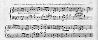 Figure 1.2. Eighteenth-century musical score for James Hewitt, The Battle of Trenton, measures 254‒62