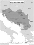 This map show the boundaries of Yugoslavia and its constituent republics and autonomous republics just prior to its wars of succession.