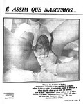 Fig. 38. The published version in Tempo of photographs by José Cabral of a woman giving birth.