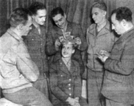 A panel of GI judges selected Cpl. Ruby Newell as the “the prettiest Wac in the United Kingdom.””
