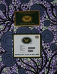 Imitation Vlisco cloth, manufactured in China with mis-spelled brand-name, sold in Zaria.