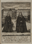 Illustration of August Hermann Francke and Christian Thomasius portrayed in Halle/Glaucha.