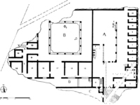 Plan: T. Liddell, after P. H. von Blanckenhagen and C. Alexander, The Augustan Villa (Mainz am Rhein: Phillip von Zabern, 1990), fig 1.