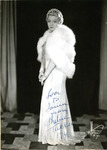 Black-and-white photograph of Sophie Tucker in costume.