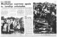 Fig. 61. Images of a burial ceremony and a mass grave that the daily newspaper Noticias published as part of its coverage of the Homoine Massacre.