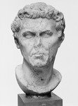 A marble portrait head of the Roman emperor Nerva that was cut during his lifetime.
