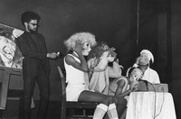 Fig. 5. Unidentified cast members perform a scene from Home on the Range by Amiri Baraka in 1968. (Photo by Fred W. McDarrah, Premium Archive, Getty Images.)