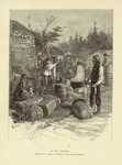 Hudson’s Bay Company employees are shown in this engraving from the late nineteenth century.