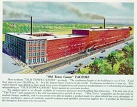 An illustrated view of the Old Town factory appeared in the company catalogs.