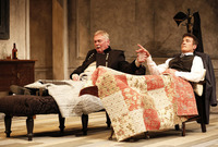 Fig. 2.: Photograph of Daniel Davis as Edgar and Derek Smith as Gustav in Red Bull Theater&apos;s 2013 New York City production of The Dance of Death, by Carol Rosegg.