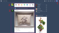 This image shows the Tumblr Dashboard.