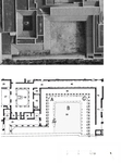 Aerial view: S. Jashemski, 1977; plan: K. L. Gleason.