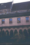 Exterior of Unterlinden church from cloister garden.