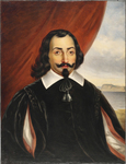 A painting of Samuel de Champlain.