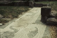 Figure 62.b Ostia, II, i, 1, Caseggiato del Cane Monnus, view looking right (south) from 2.