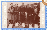 See Chapter 3 for long description. Five Black women dressed in warm street clothes, gloves, and various head coverings, all with shovels. They look at the viewer. Train cars in the background.