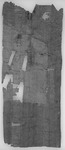 Petition wegen der unrechtmäßigen Bebauungeinesψιλὸςτόπος; Neileus (Herakleopolites), 3.–6. Juli 137 v. Chr. Black and white image of the back of a piece of papyrus with writing on it.