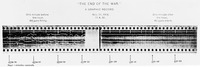 Figure 1.3. This image represents the moment of armistice, recording artillery activity with a “sound ranger” (an apparatus invented in World War I to measure enemy artillery positions). It shows the cessation of fire in the flattening of white lines, which, before 11:00 a.m., oscillated with the noise