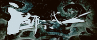 An abstract background has grey title calligraphy superimposed over it.