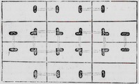 Figure 2.1 "Back of block, showing how it is fastened together."