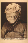 A collage of photographs showing a laborer with a cabbage for a head.