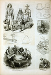 The process of making hats from the pelts of beavers is partially illustrated in this 1858 artwork from Charles Knight, produced by the London Printing and Publishing Company.