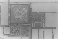 Figure A18 Ostia, III, ix, 1, Domus dei Dioscuri, plan with mosaics drawn in.