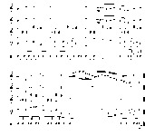 A musical score notating the trumpet, alto, vibraphone, bass, and drum parts from the head-­in of Eric Dolphy’s “Out to Lunch.”