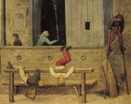 Detail, Children's Games, 1560, oil on panel, Kunsthistorisches Museum, Vienna. From Seipel, 42.