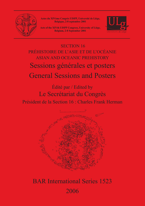 Cover image for Préhistoire de l&#39;Asie et de l&#39;Océanie / Asian and Oceanic Prehistory: Sessions générales et posters / General Sessions and Posters