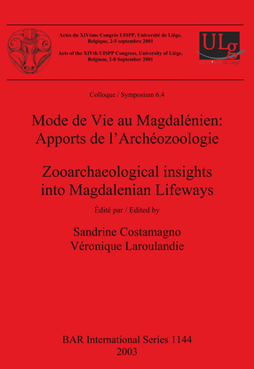 Cover image for Mode de Vie au Magdalénien: Apports de l&#39;Archéozoologie / Zooarchaeological insights into Magdalenian Lifeways