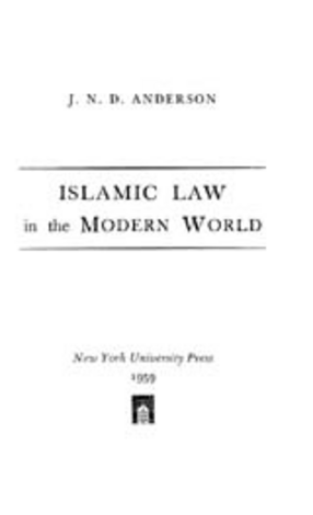 Cover image for Islamic law in the modern world