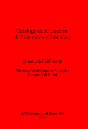 Cover image for Catalogo delle Lucerne di Tolemaide (Cirenaica)