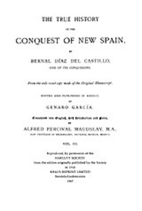 Cover image for The conquest of New Spain, Vol. 3